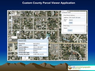 Custom County Parcel Viewer Application 