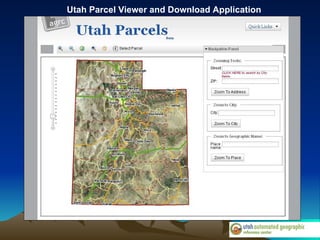 Utah Parcel Viewer and Download Application 
