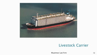 Livestock Carrier
Muammar Law Firm 10
 