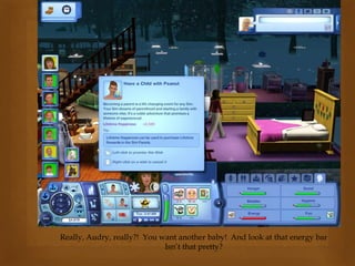 Really, Audry, really?! You want another baby! And look at that energy bar
Isn’t that pretty?
 