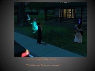 “Hey, Ma is everything okay up there.”
“This Hooligan put flaming poo on our porch!”

 