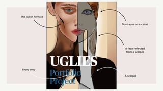 A scalpel
The cut on her face
Empty body
Dumb eyes on a scalpel
A face re
fl
ected
from a scalpel
 