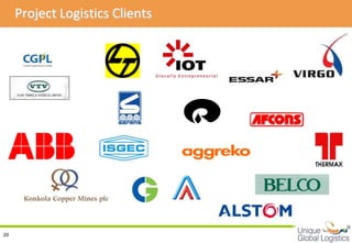 Project Logistics Clients




                                 
20
 
