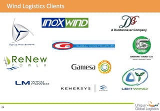 Wind Logistics Clients




                              
24
 