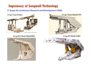 Supremacy of Longwall Technology
6. Scope for continuous Research and Development ( R&D)

2 Leg/ 4 Leg Frames             ...