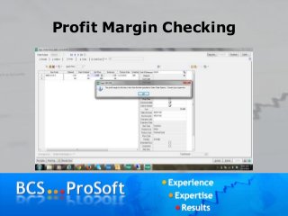 Profit Margin Checking
 