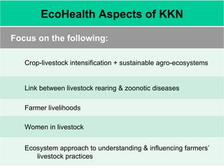 EcoHealth Resource Centre (EHRC) at the Universitas Gadjah Mada Yogyakarta, Indonesia