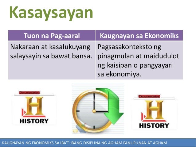 Ano Ang Naging Kaugnayan Ng Ekonomiks Sa Kasaysayan - katayuan kinalaman