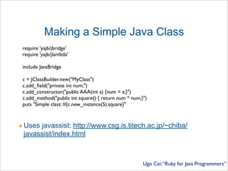 Ugo Cei Presentation