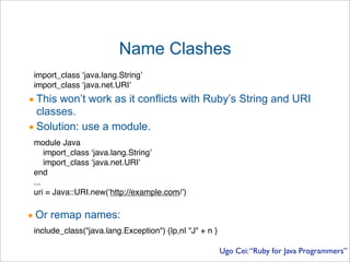 Ugo Cei Presentation