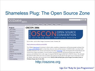 Ugo Cei Presentation