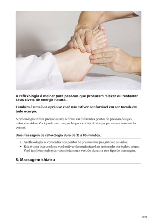 Quais são os diferentes tipos de massagens | PDF