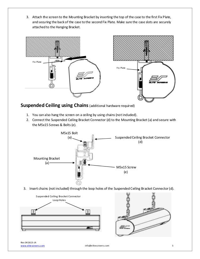 Elite Projection Screen User Guide Spectrum2