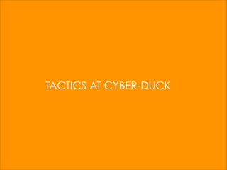 What creates a project at Cyber-Duck

 