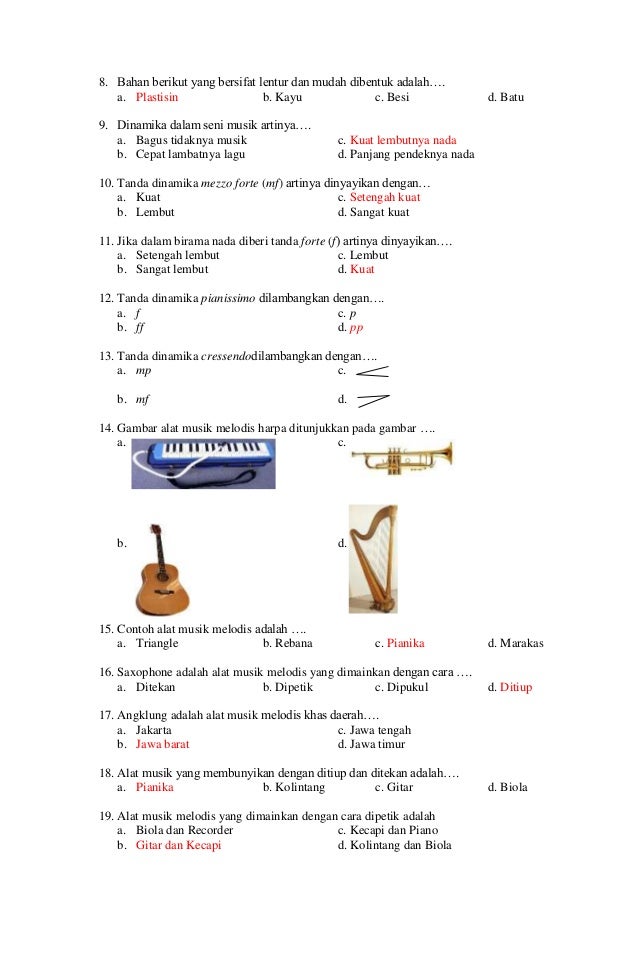 Alat Musik Melodis Kecapi - Simak Gambar Berikut