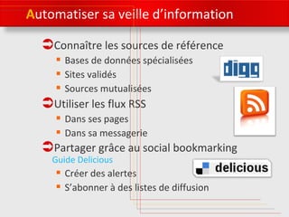 4. Applications 
Axes de la Veille d’Information 
 