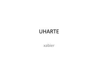 UHARTE xabier 