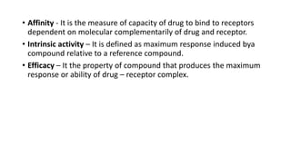 Theories of drug interaction | PPTX