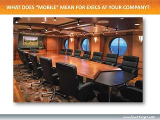 WHAT DOES “MOBILE” MEAN FOR EXECS AT YOUR COMPANY?
 