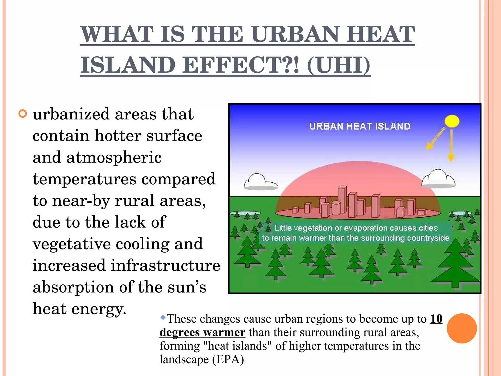 Urban Heat Island Effect | PPT