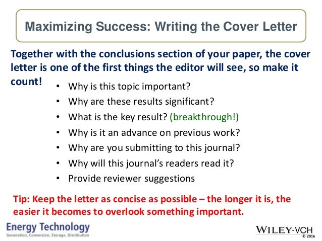 cover letter for journal