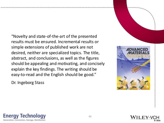 Publishing scientific research papers