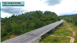 Fully Integral bridge
without expansion joint
 