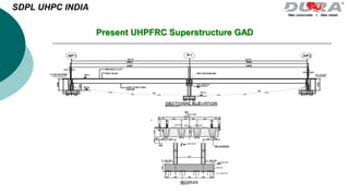 Present UHPFRC Superstructure GAD
SDPL UHPC INDIA
 