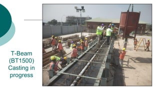 T-Beam
(BT1500)
Casting in
progress
 