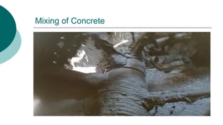 Mixing of Concrete
 