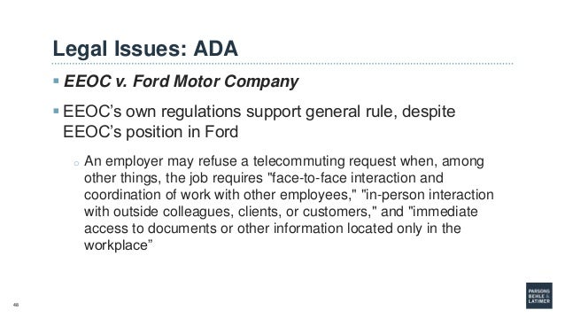 Telecommuting Legal Risks And Solutions