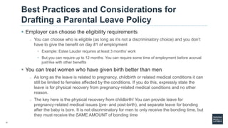 Considerations for Implementing a Parental Leave Policy | PPTX
