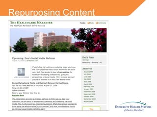 Repurposing Content 