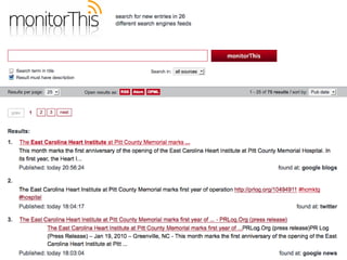 Monitoring & Tracking 