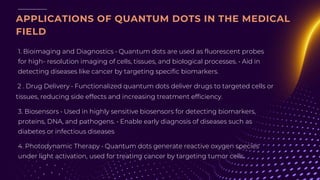 engineering quantum dots in medical field ppt.pdf