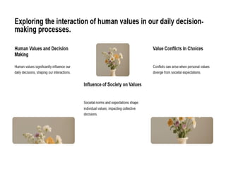 UNIVERSAL HUMAN VALUES - MODULE ONE . PPT | PPTX