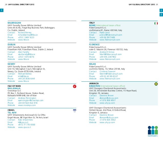 Uhy Global Directory 13