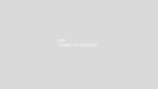 END.
THANKS FOR WATCHING.
 