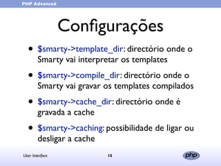 User Interface (in portuguese)