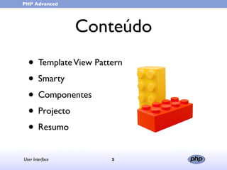 User Interface (in portuguese)