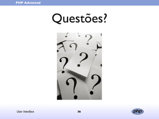User Interface (in portuguese)