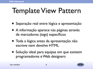 User Interface (in portuguese)