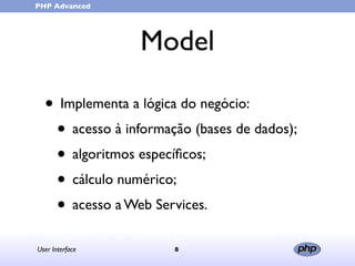 User Interface (in portuguese)