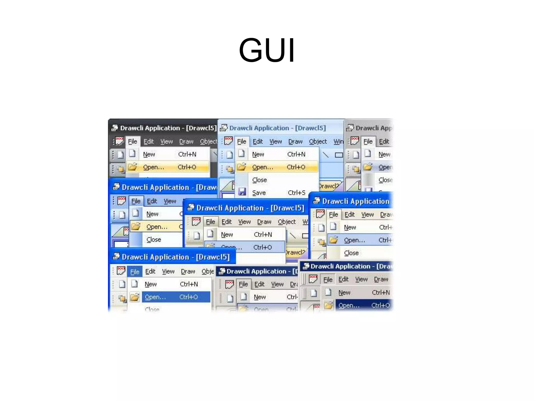 GUI
 