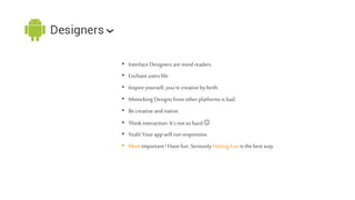 Android User Interface Design | PPTX