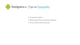 Android User Interface Design | PPTX