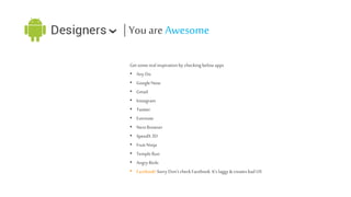 Android User Interface Design | PPTX