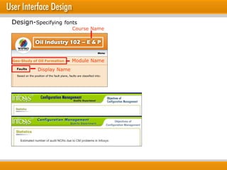 Design- Specifying   fonts Course Name Module Name Display   Name 