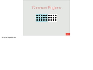 27
Common Regions
can also use a background color
 