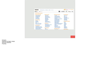 36
Similarity:
headings are larger, orange
links are underlined
Proximity
 
